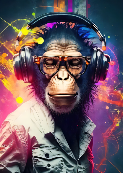 Affiches | Animaux version Dj Music