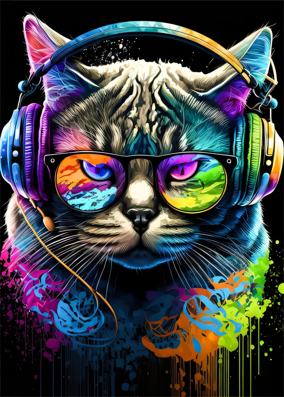 Affiches | Animaux version Dj Music