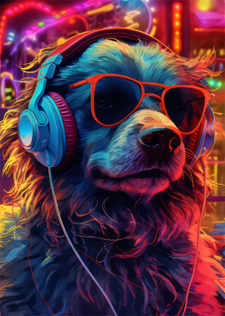 Affiches | Animaux version Dj Music