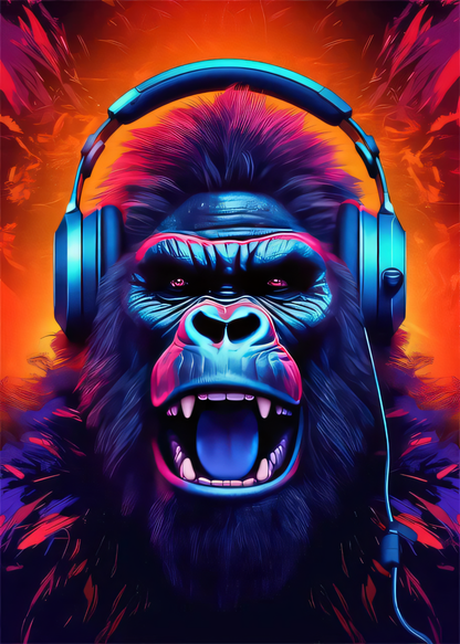 Affiches | Animaux version Dj Music