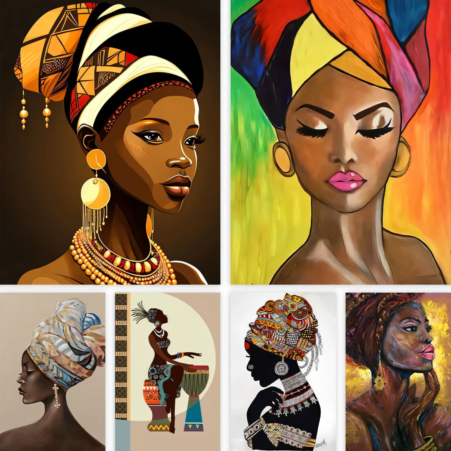 Affiches | Reine africaine | 12 modèles