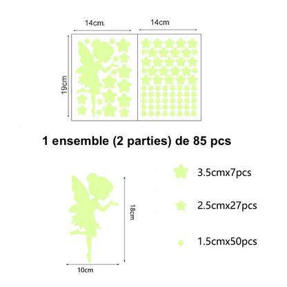 Autocollants | Fée phosphorescente